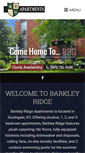 Mobile Screenshot of barkleyridgeapt.net