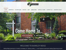 Tablet Screenshot of barkleyridgeapt.net